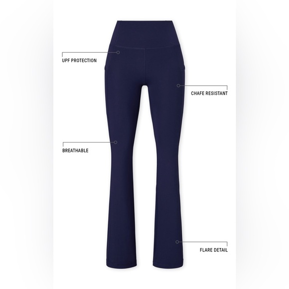 NWT- Fabletics Oasis Pureluxe HW Pocketed Kick Flare -SAGE GREY (32”) REG INSEAM - Picture 12 of 12